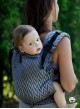Adjustable Baby Carrier Multi Size: Herringbone grey, 100% cotton, jacquard