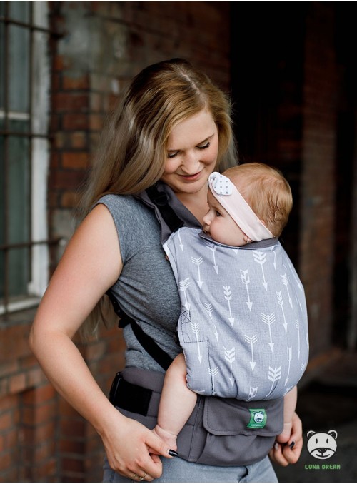 Adjustable Baby Carrier Grow Up Wrap: Cube