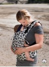 Adjustable Baby Carrier Multi Size: Mitsu Black, 100% cotton, jacquard