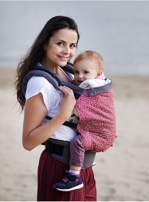 Ergonomic Baby Carrier Standard: Meadow (burgundy)