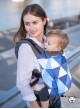 Adjustable Baby Carrier Grow Up Air: Big Ble Triangles