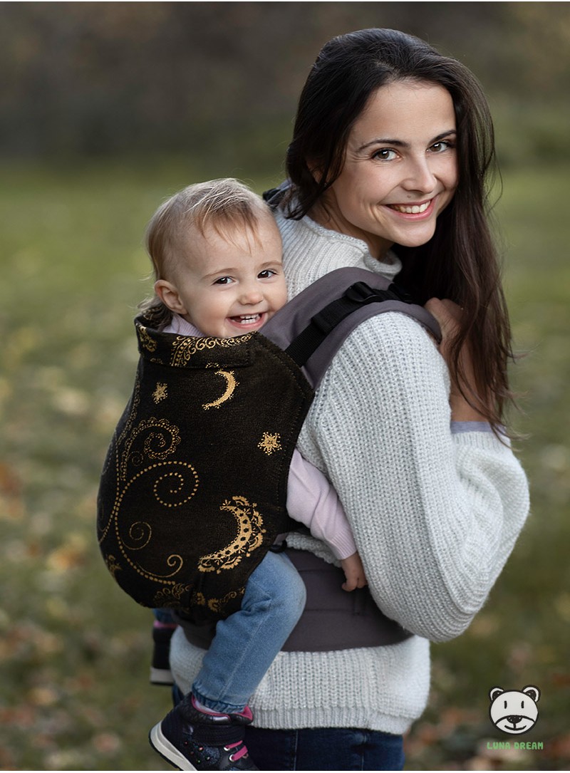 gold baby carrier