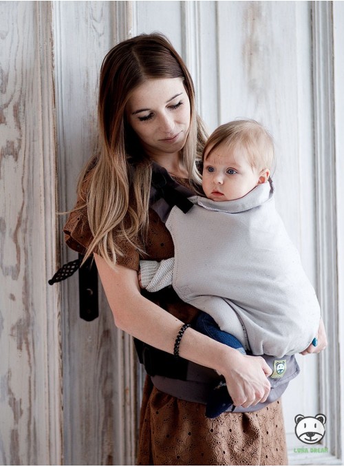 Adjustable Baby Carrier Grow Up Wrap: Adamant (natural cotton)