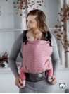 Adjustable Baby Carrier Grow Up Wrap: Little Hearts Pink