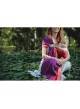 PURPLE LOVE BAMBOO RING - 60% Cotton 40% Bamboo, ring slings, size: 2,1 m, weave diamond