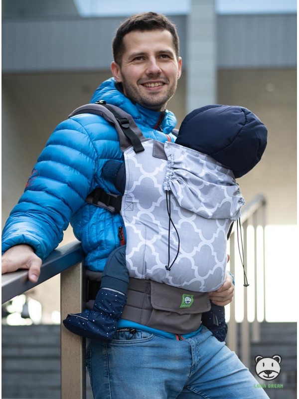 Adjustable Baby Carrier Grow Up: Mosaic Grey