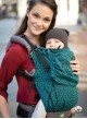 Adjustable Baby Carrier Grow Up Wrap: Little Hearts green