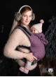 Adjustable Baby Carrier Grow Up Wrap: Little Hearts Fiolet
