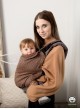 Adjustable Baby Carrier Grow Up Wrap: Little Hearts Coffee