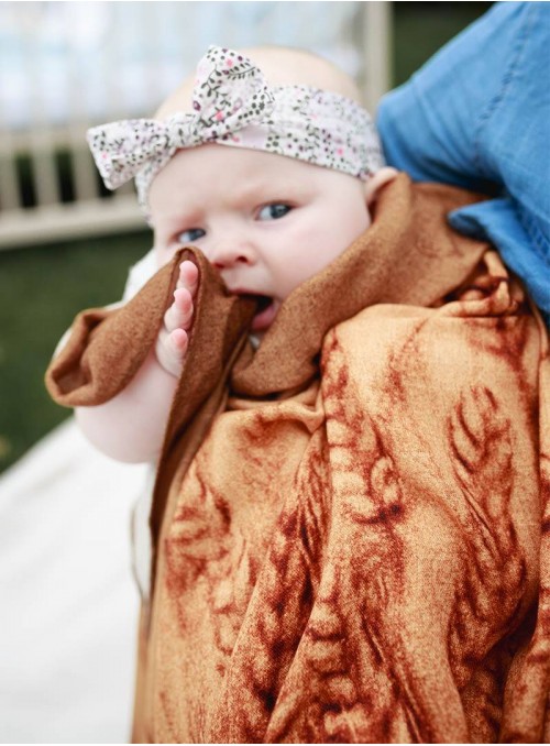 Bamboo muslin square: 100% cv bamboo, 70x65 cm