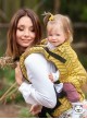 Adjustable Baby Carrier Grow Up Wrap: Big Herringbone light yellow