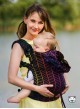 Adjustable Baby Carrier Multi Size: Big Herringbone Rainbow, 100% cotton, jacquard