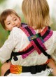 Adjustable Baby Carrier Multi Size: Big Herringbone Rainbow Intensive, 100% cotton, jacquard