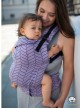 Adjustable Baby Carrier Grow Up Wrap: Big Herringbone fiolet