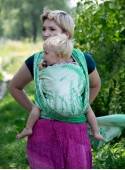 FIELD EARS MINT - 60% Cotton 40% Linen, jacquard