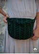 Waist Bag Big Herringbone dark green