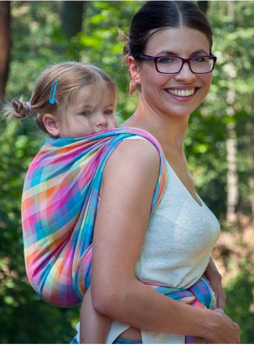 Magic Summer (grid) - 100% Cotton, weave cross twill