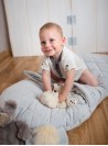 Kinder Hop Dream Catcher sleeping bag Triangles Light Grey 120x60 cm