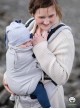 Adjustable Baby Carrier Multi Size:: Adamant (natural cotton), 60% cotton 20% linen 20 bamboo, weave diamond
