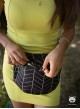 Waist Bag Big Herringbone dark fiolet