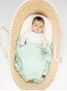 Kinder Hop Kocyk dziecięcy dziany Turquoise, 100% bawełna, 90x65 cm