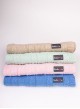 Beige knitted baby blanket, 100% cotton, 90x65 cm