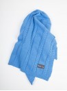 Kinder Hop Blue knitted baby blanket, 100% cotton, 90x65 cm