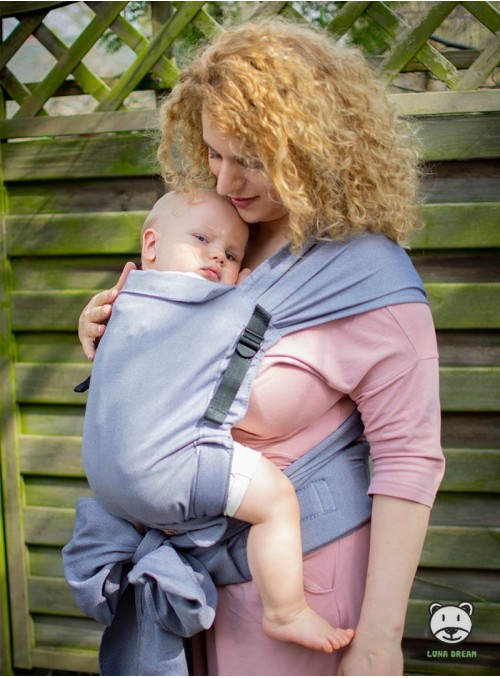 Adjustable Baby Carrier Half Buckle: Adamant blue