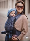 Adjustable Baby Carrier Half Buckle: Jeans dark