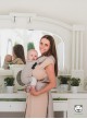 Adjustable Baby Carrier Half Buckle: Adamant (60% cotton 20% linen 20 bamboo)