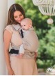 Adjustable Baby Carrier Half Buckle: Adamant (60% cotton 20% linen 20 bamboo)
