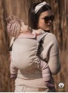 Adjustable Baby Carrier Half Buckle: Diamond Creamy (100% cotton)