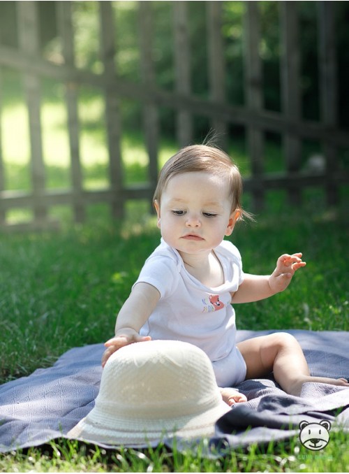 Swaddle blanket Talisman: 50% cv bamboo/ 50% cotton - 100x120 cm