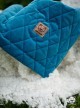 Kocyk dziecięcy Diamond Deep Blue - 100% bawełna, 50x70 cm