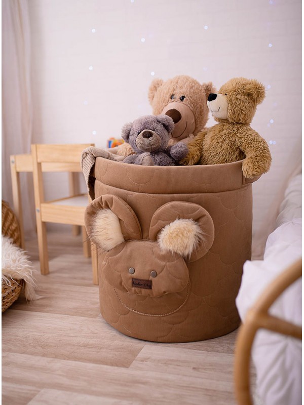 Teddy Toy basket in Clouds