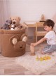 Teddy Toy basket in Clouds