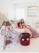 Śpiworek Kinder Hop Dream Catcher Triangles Pink 120x60 cm