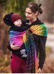 Chusta do noszenia dzieci BIG HERRINGBONE RAINBOW RING - 100% Bawełna, chusta kółkowa, rozmiar: 2,1 m, splot żakardowy