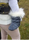 Happy Feet Insulated Sole Baby Shoes Graphite Diamonds 0-8 months