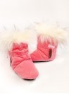 Niechodki niemowlęce ocieplane Happy Feet Hearts Strawberry 0-8 mc