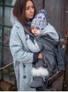 Niechodki niemowlęce ocieplane Happy Feet Softshell Grey 0-8 mc