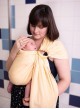 Chusta do noszenia dzieci SUNNY RING - 100% Bawełna, chusta kółkowa, rozmiar: 2,1 m, splot żakardowy