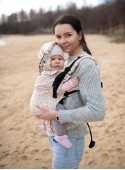 Adjustable Baby Carrier Grow Up Wrap: Sand Cobweb Summer