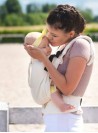 Adjustable Baby Carrier Multi Size: My Angels First Woven Natural, 60% Cotton 40% Bamboo, weave diamond