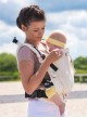 Adjustable Baby Carrier Multi Size: My Angels First Woven Natural, 60% Cotton 40% Bamboo, weave diamond