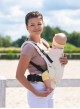 Adjustable Baby Carrier Multi Size: My Angels First Woven Natural, 60% Cotton 40% Bamboo, weave diamond