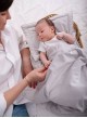 Poduszka niemowlęca Velvet Grey 25 x 35 cm