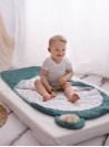 Kinder Hop Dream Catcher (Light) sleeping bag Leaves Ocean Green - 120x60 cm