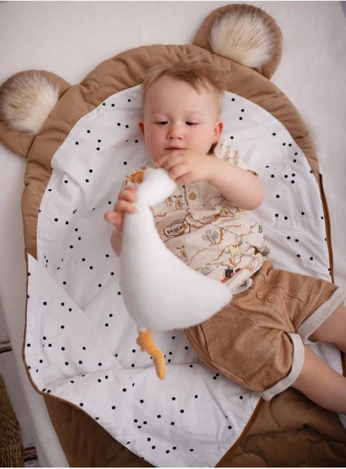 Kinder Hop Dream Catcher Light sleeping bag Caramel Teddy in Clouds - 145x70 cm