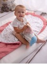 Kinder Hop Dream Catcher (Light) sleeping bag Hearts Strawberry - 145x70 cm